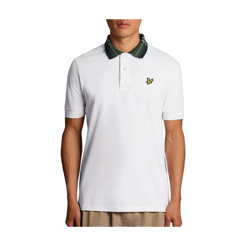 Lyle & Scott White Polo Shirts - Male - Polo Shirts - Xl - Tops