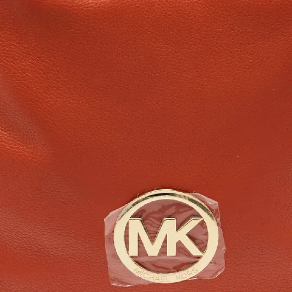Michael Kors Pre-owned Leather handbags Orange Dames