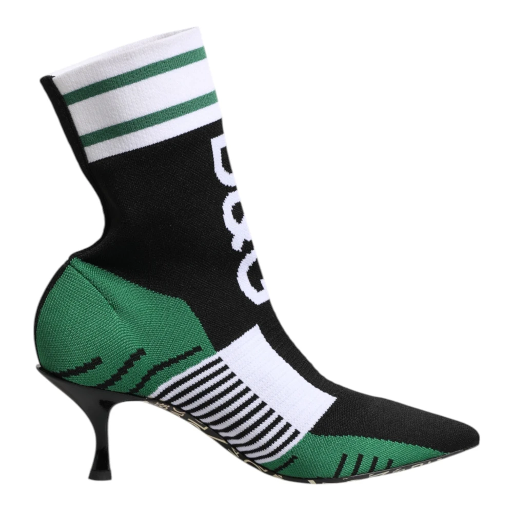 Dolce & Gabbana , Heeled Boots, Female, Multicolor, 4 1/2 Uk, Sock-Style Ankle Boots
