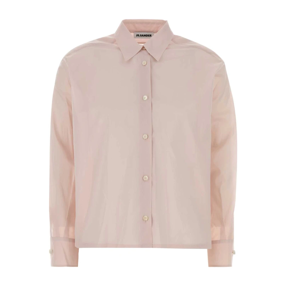 Jil Sander Women's Pink Cotton Shirt - Shirts - L - Blouses & Shirts