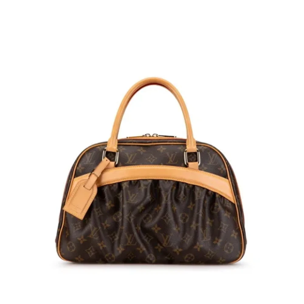 Louis Vuitton Vintage Pre-owned Leather handbags Brown Dames