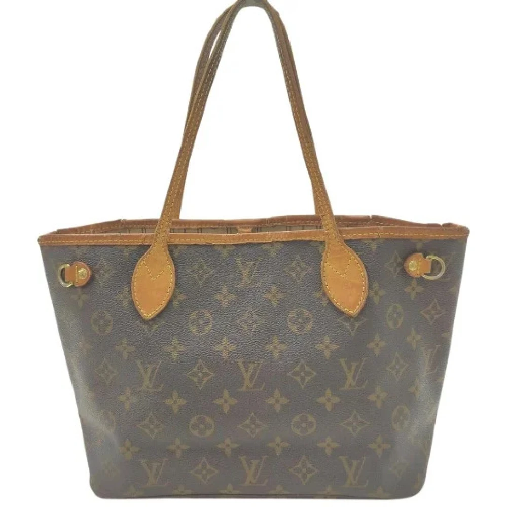 Louis Vuitton Vintage Förhandsägd Neverfull PM Monogram Väska - Rimligt Skick Brown, Dam