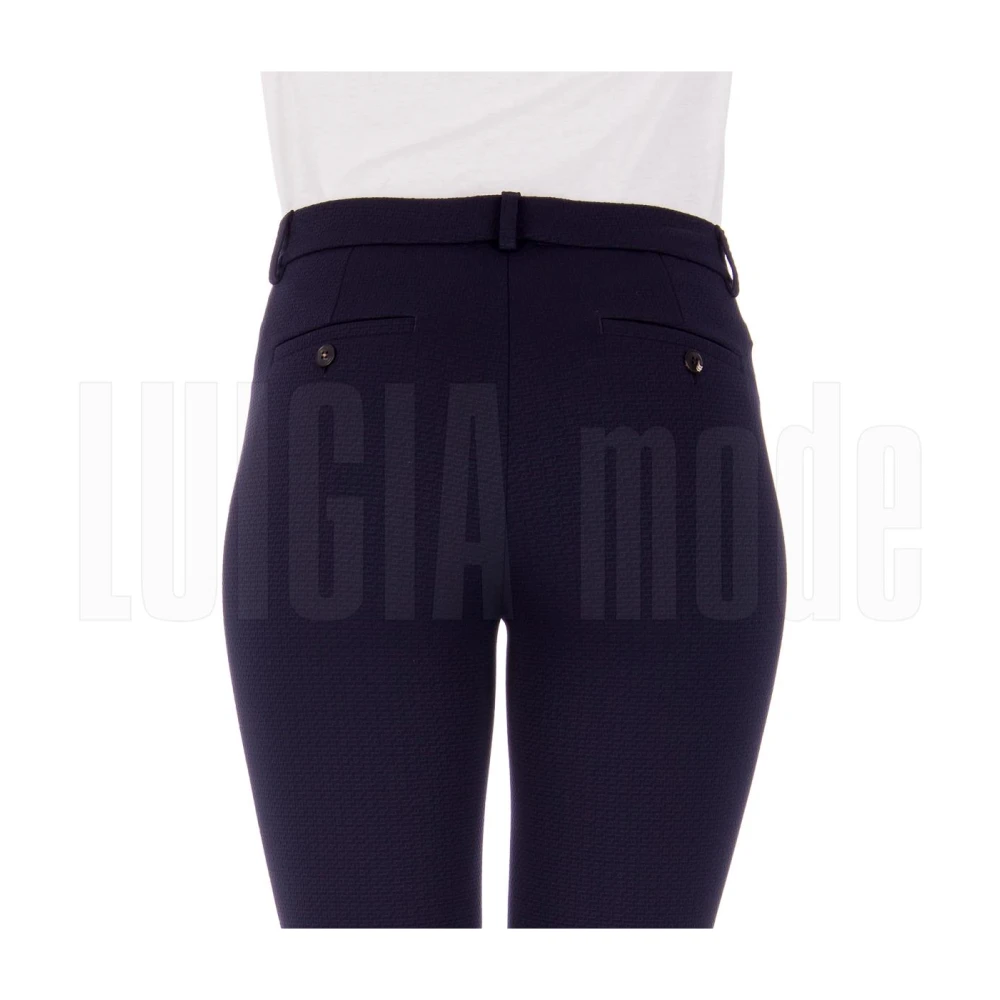 Via Masini 80 Italiaanse Stijl Broek Blue Dames