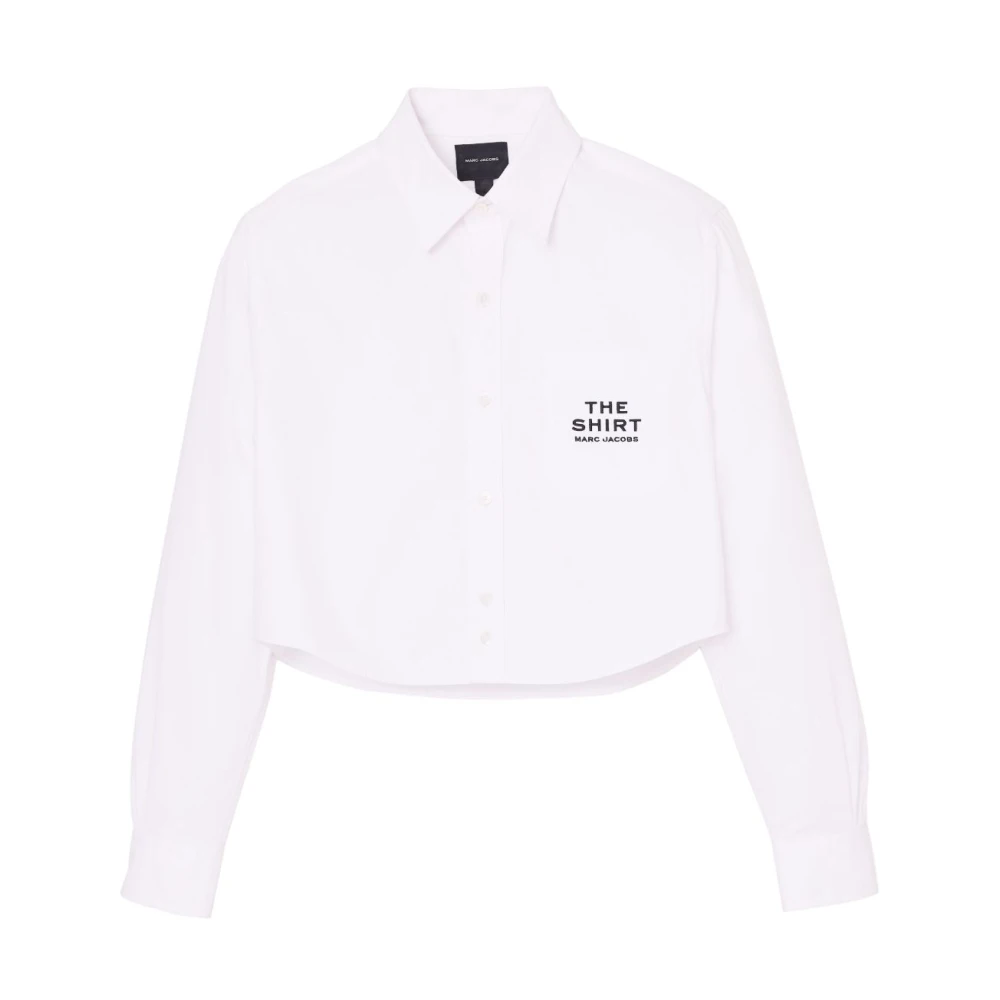 Marc Jacobs Witte Cropped Femme Shirt White Dames