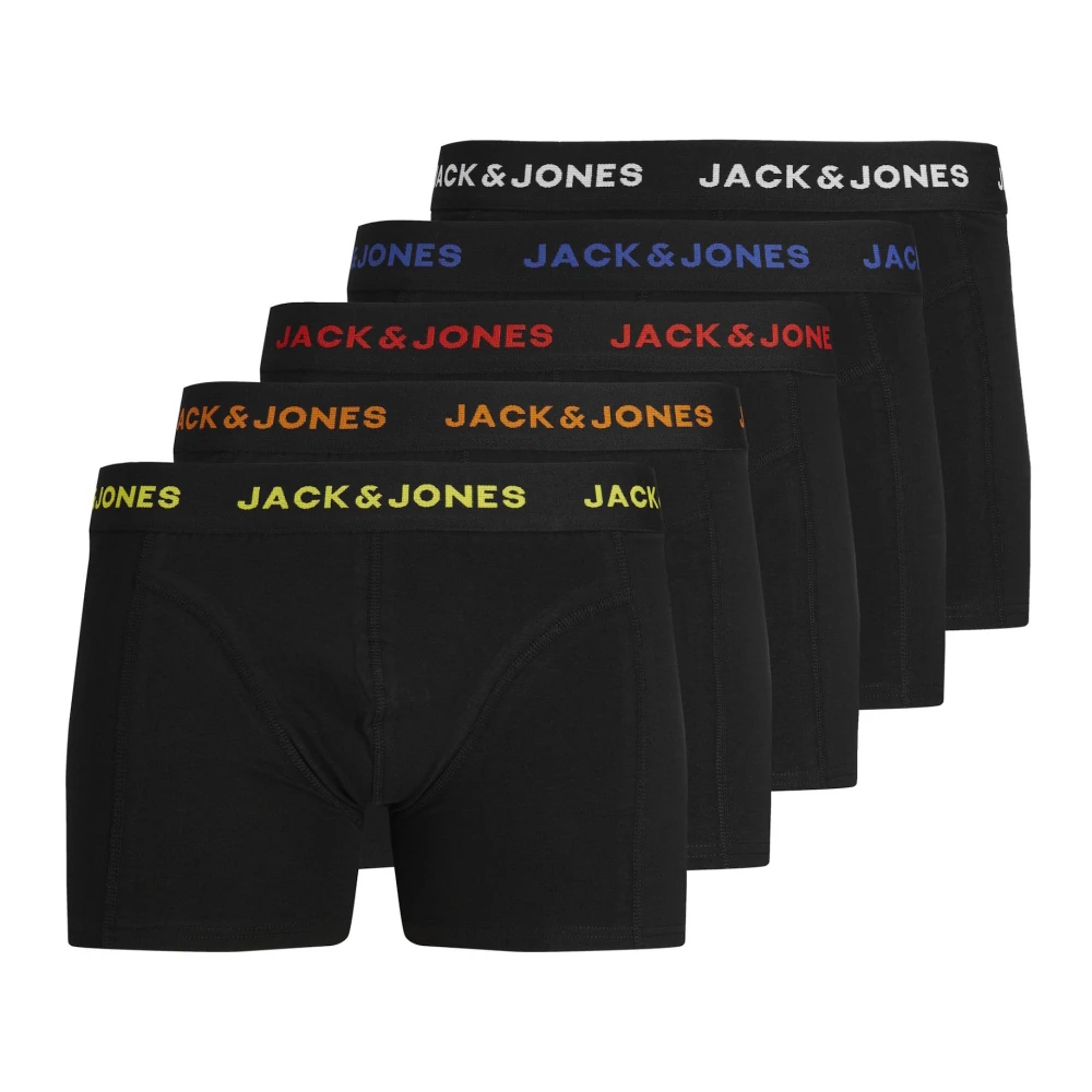 jack & jones Comfort Trunks 5-Pack Black Heren
