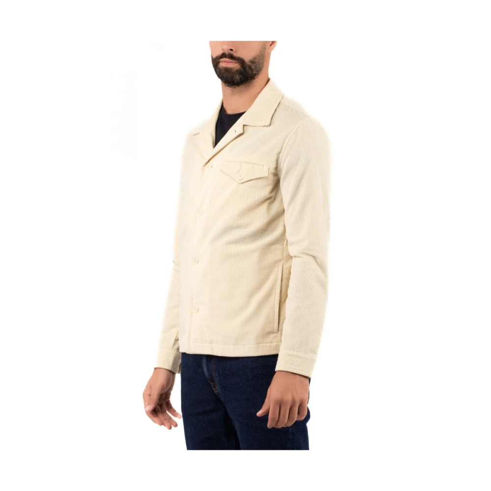 Hindustrie Herenjas Stijl Blouson Beige Heren
