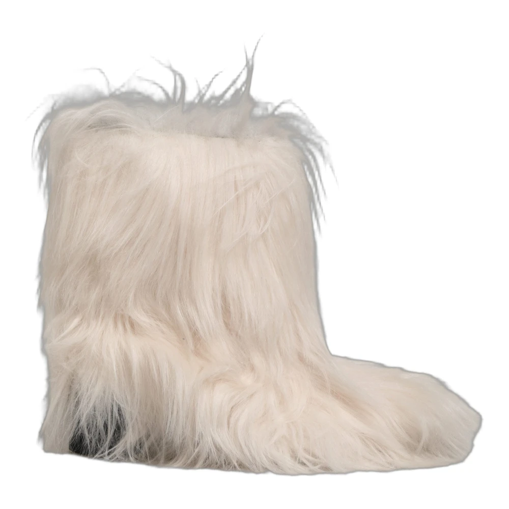 Dolce & Gabbana Men's White Mid Calf Boots - Winter Boots - 10 Uk - Shoes