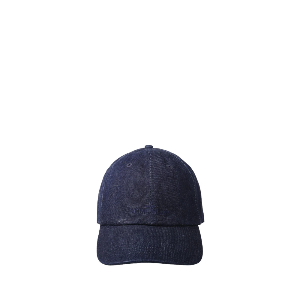 Stone Island Men's Blue Hats & Caps, One Size, Vj201 Hat