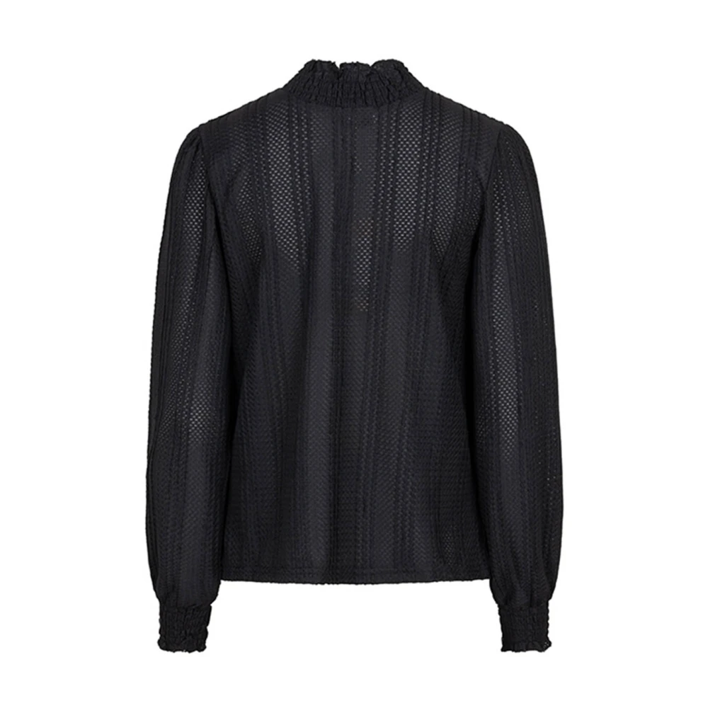 Lofty Manner Sadie Lange Mouw Top Black Dames