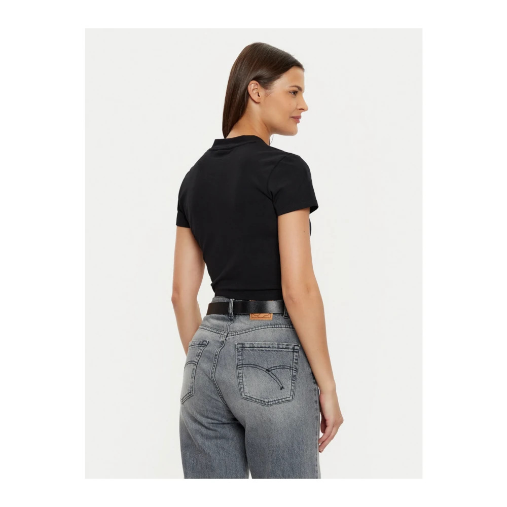 Guess Geborduurd logo top Zwart Black Dames