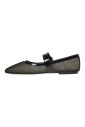 black-mesh-ballerina-flats