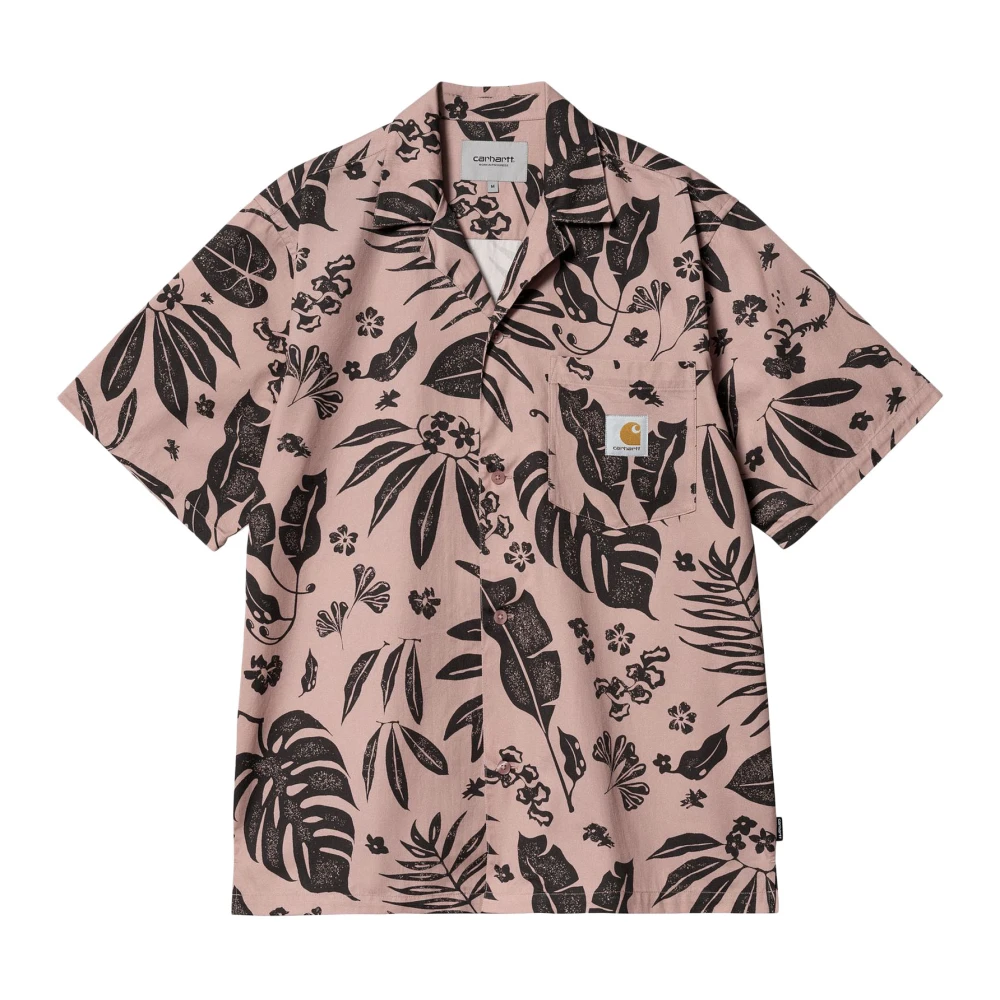 Carhartt WIP Woodblock Shirt in lichtgewicht katoenen keper Multicolor Heren