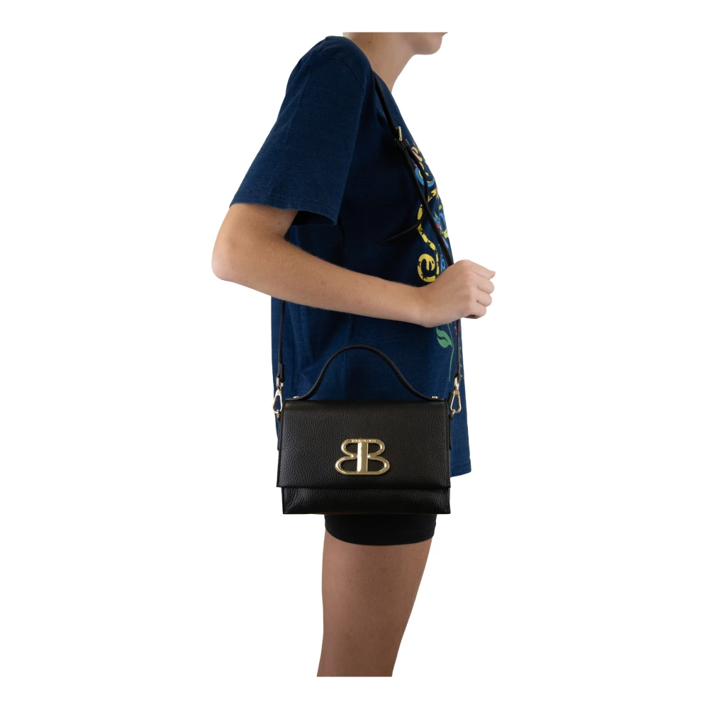 Tosca Blu Dames Schoudertas van Kunstleer Black Dames