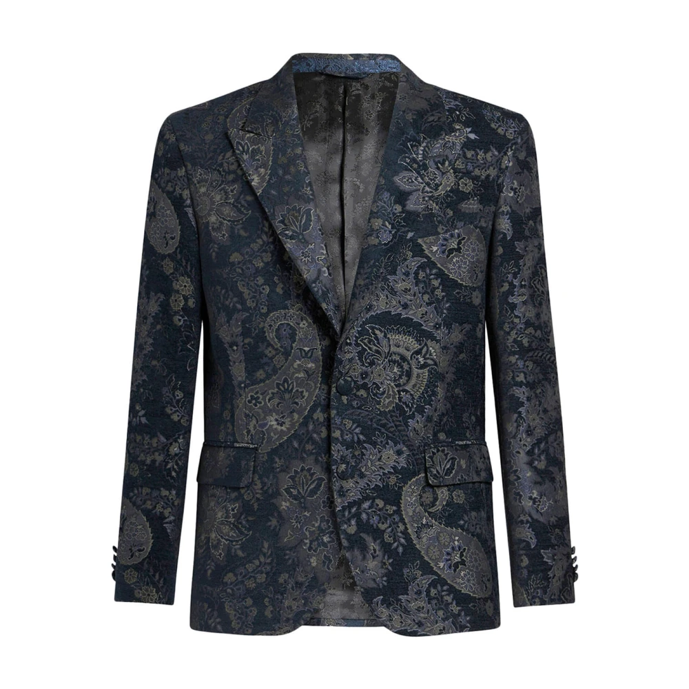 ETRO Stijlvolle Heren Blazer Jas Black Heren