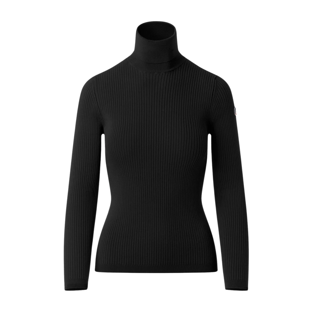 Fusalp Moderne Ribgebreide Trui Black Dames