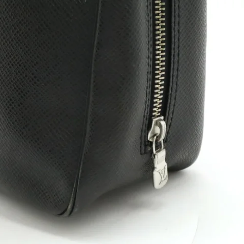 Louis Vuitton Vintage Pre-owned Leather travel-bags Black Dames