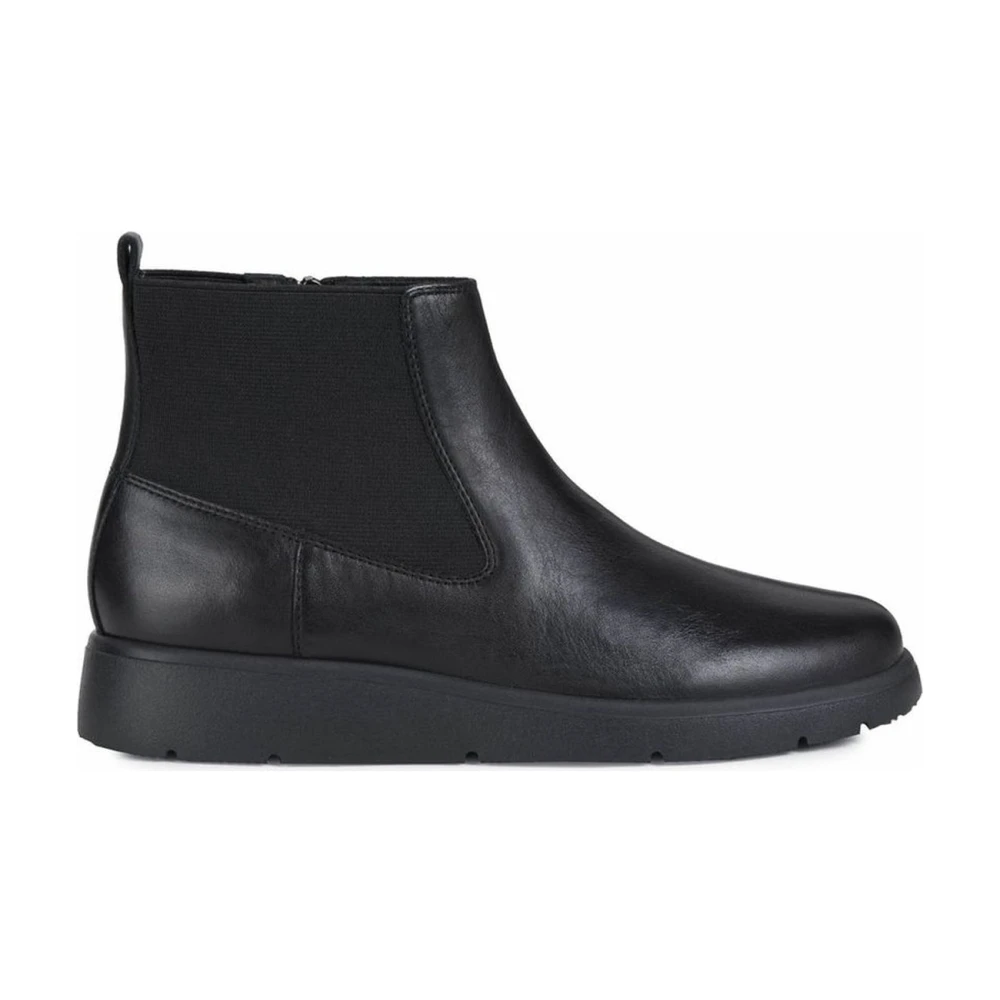 Geox Women's Black Ankle Boots For