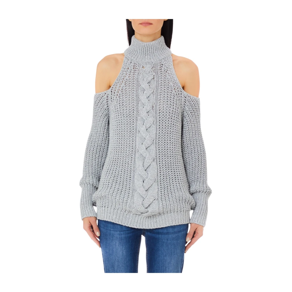Liu Jo Cut Out Trui in Grijs Gray Dames