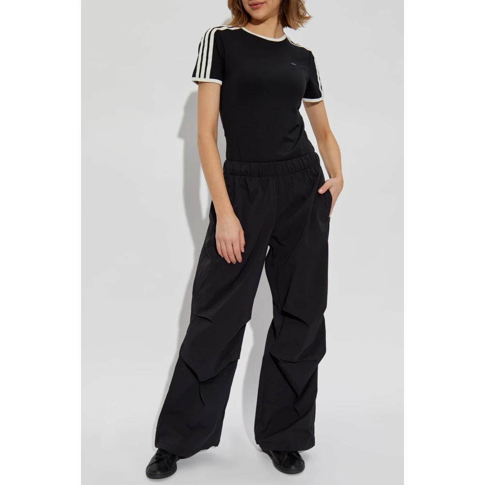 adidas Originals Technische broek met logo Black Dames