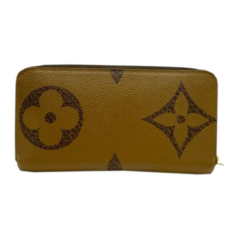 Louis Vuitton Vintage Pre-owned Fabric wallets Brown Dames