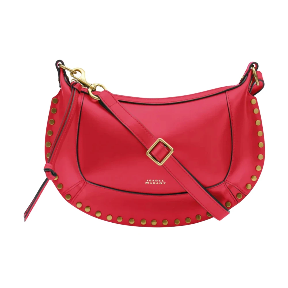Isabel Marant Étoile Maan Baguette Schouder Crossbody Antraciet Black Dames