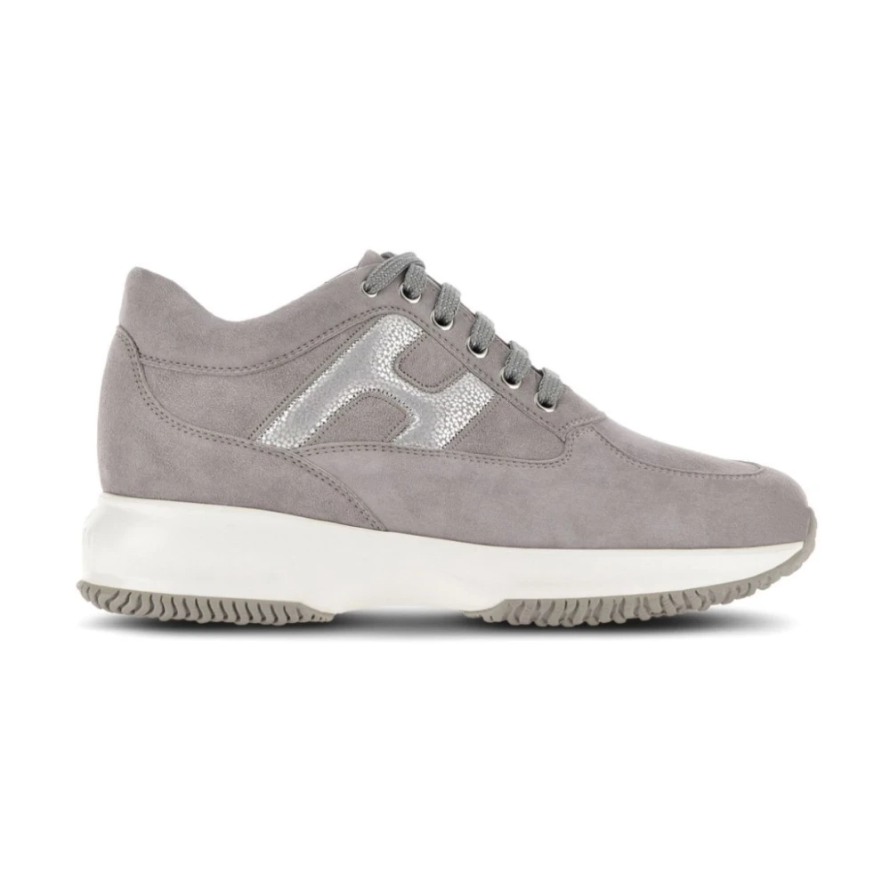 Hogan Interactieve Split Sneakers Dames Schoenen Grijs