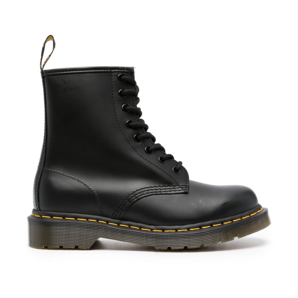 Botas de Cuero Negras con Cordones Dr. Martens Mujer Miinto