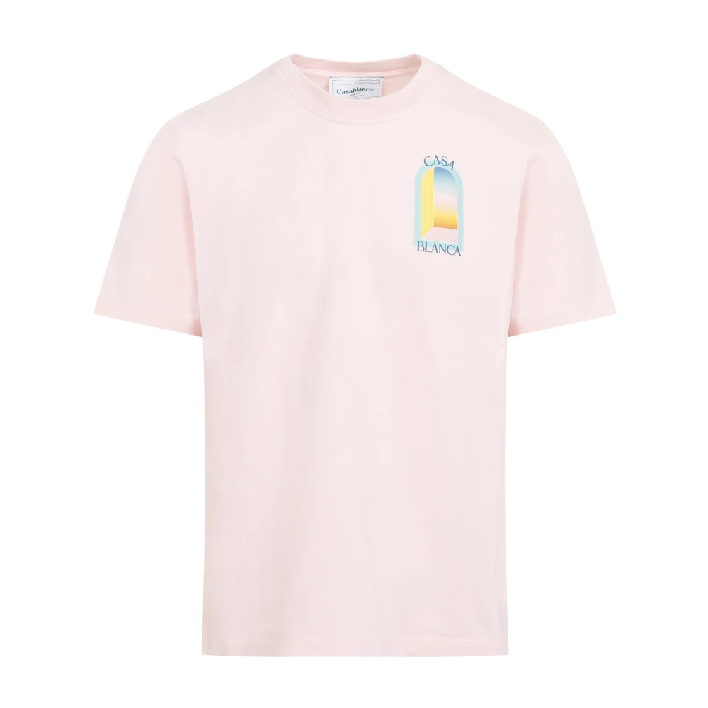 Casablanca Stijlvolle heren T-shirts & polo's in roze & paars Pink Heren