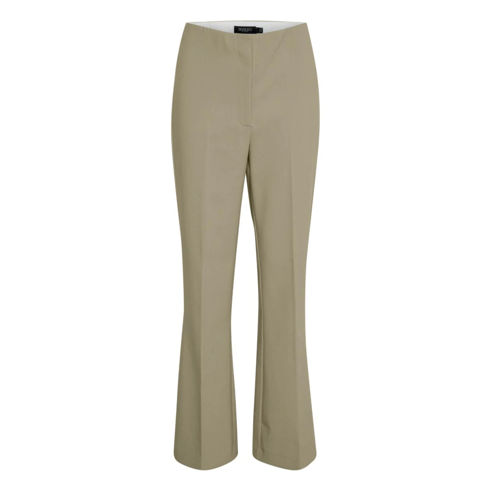 Soaked in Luxury Luxe Broek Beige Dames