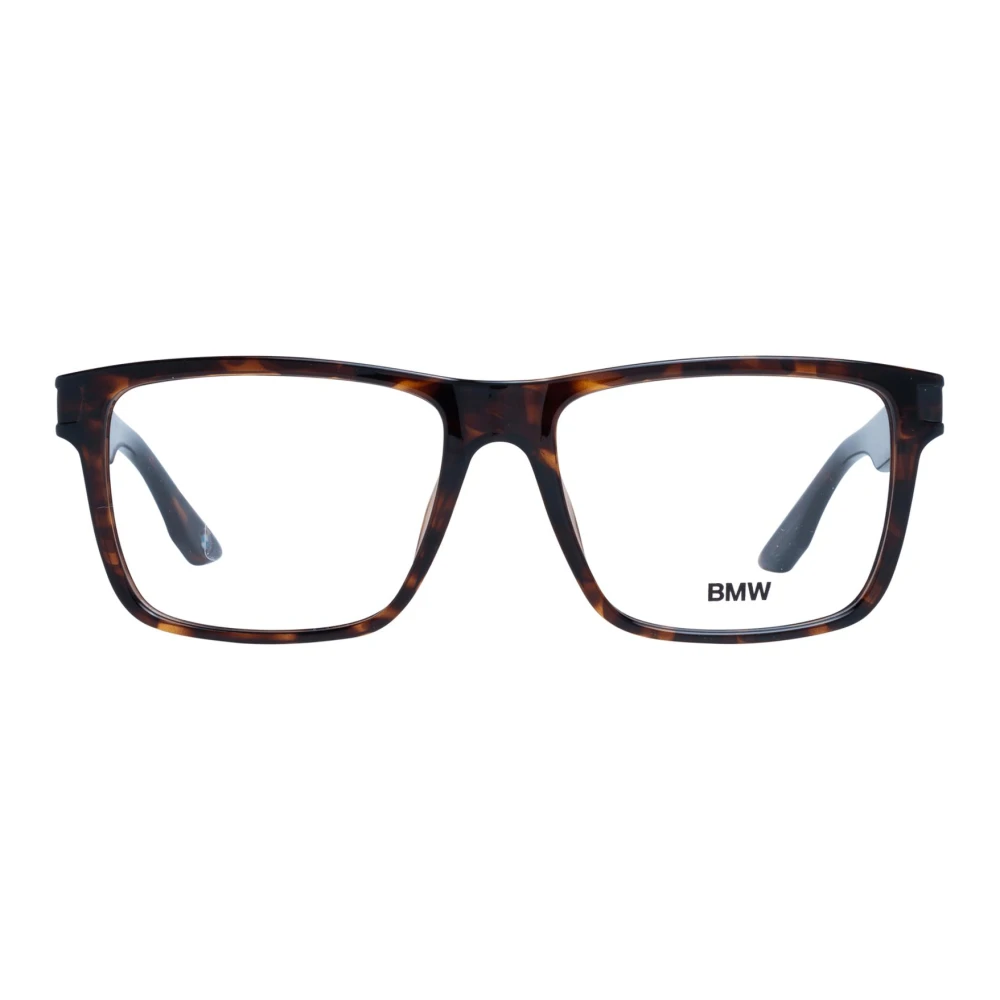 BMW Bruine Trapezium Optische Monturen Brown Heren