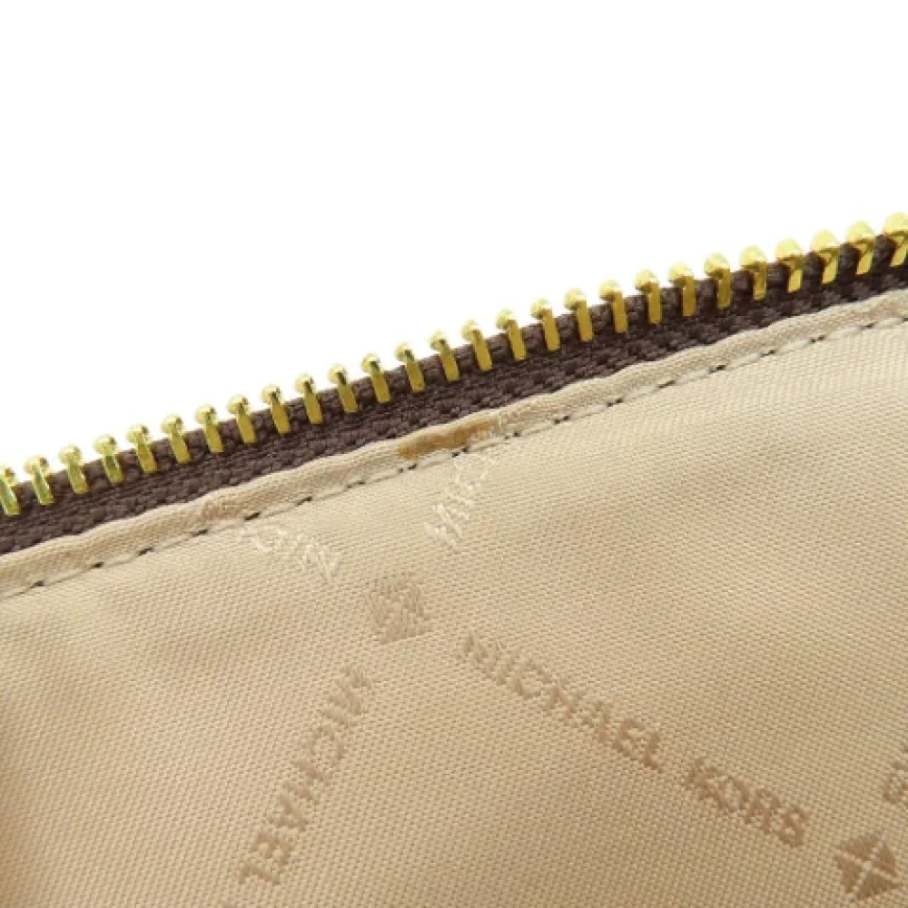 Michael Kors Pre-owned Plastic shoulder-bags Brown Dames