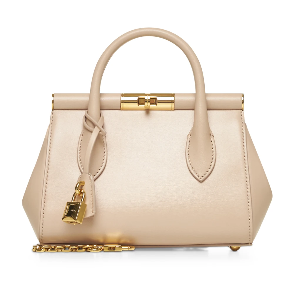 Dolce & Gabbana Stijlvolle Designer Handtas Beige Dames
