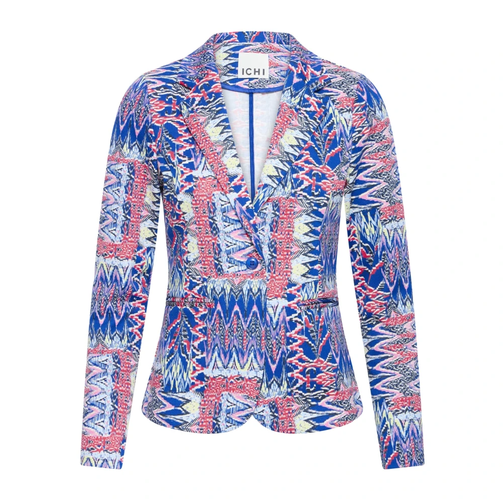 Ichi Women's Multicolor Blazers - Blazers - S - Jackets