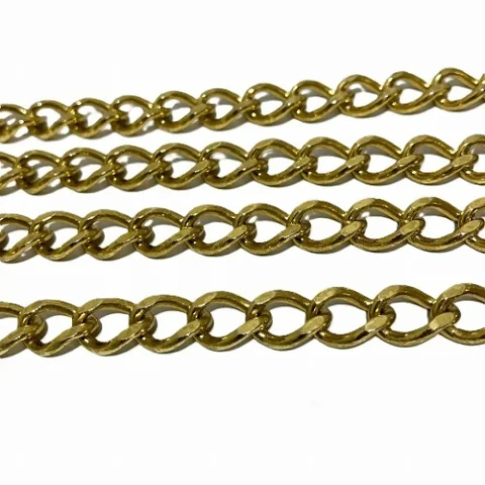 Chanel Vintage Pre-owned Fabric belts Yellow Dames
