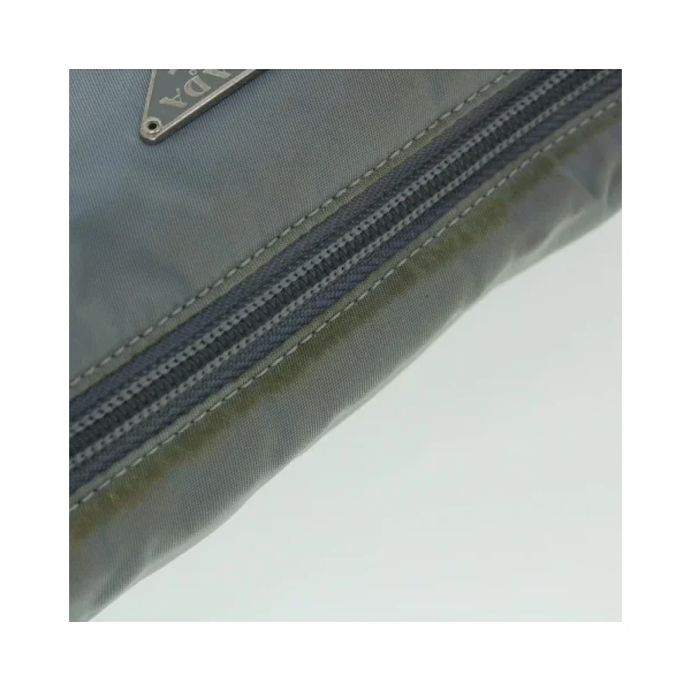 Prada Vintage Pre-owned Nylon prada-bags Blue Dames