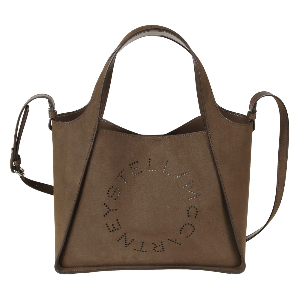Stella Mccartney Women's Brown Logo-Detail Tote Bag - Shopping Bags - One Size - Bags