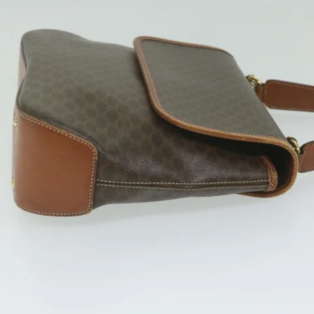 Celine Vintage Pre-owned Leather handbags Brown Dames