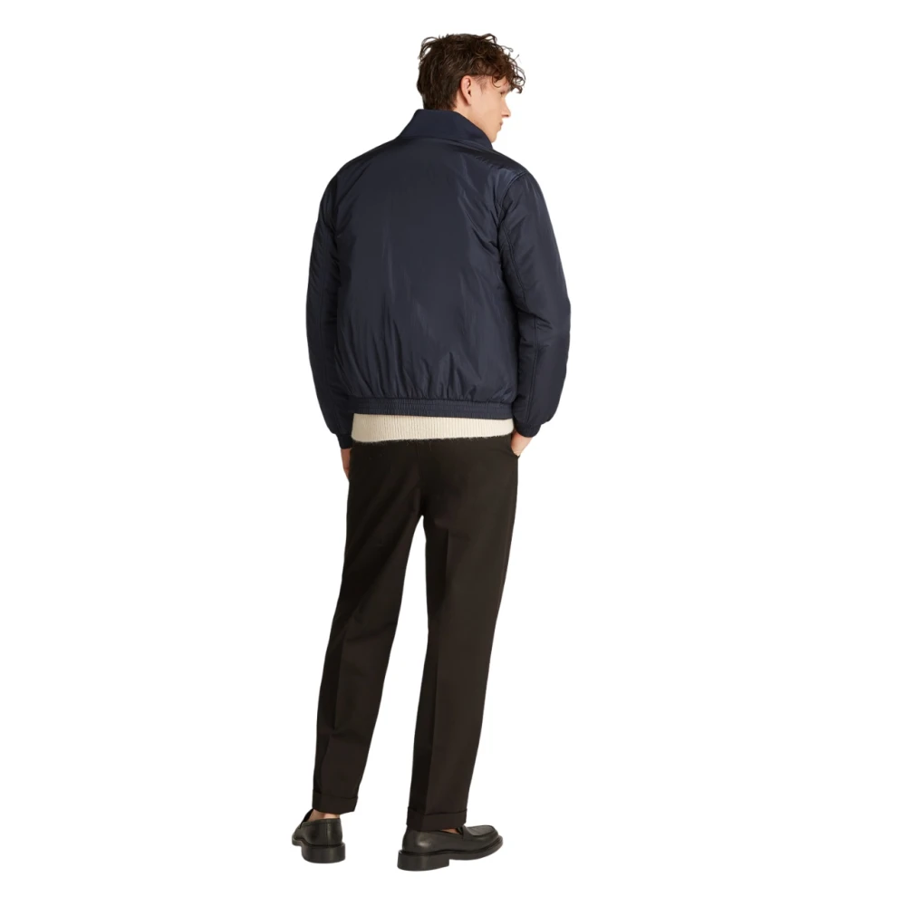 Calvin Klein Stijlvolle Blauwe Jas voor Mannen Blue Heren