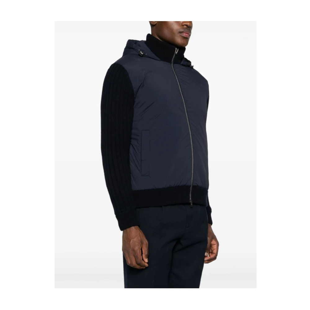 Herno Cardigan 9200 BLU Blue Heren