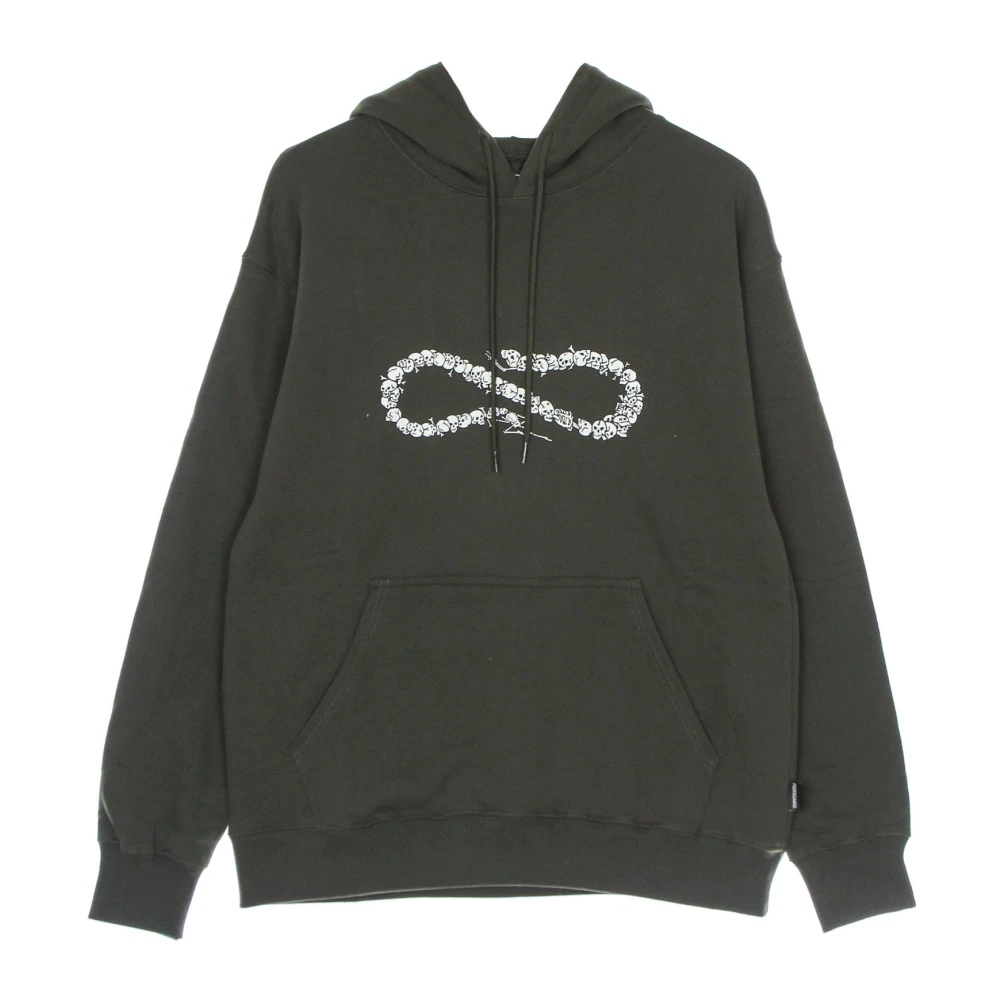 Propaganda Militair Groene Bones Hoodie Lange Mouw Green Heren