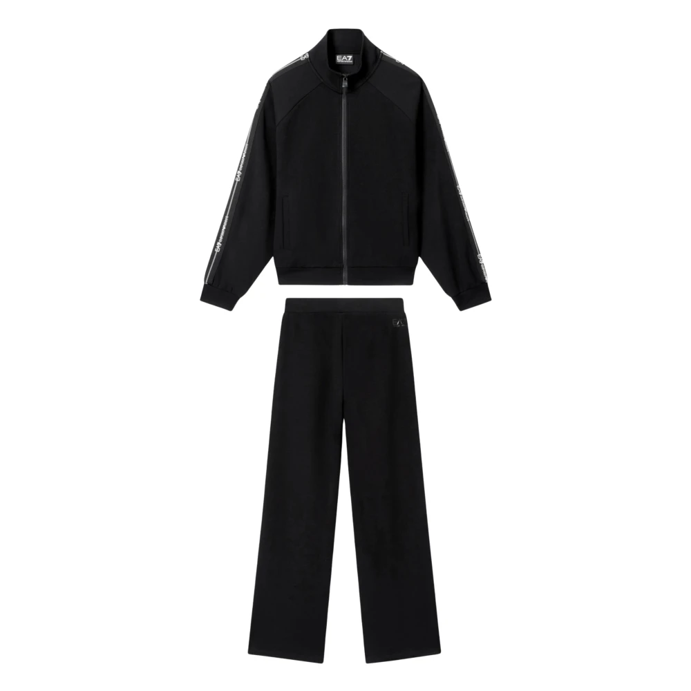 Emporio Armani Ea7 Donna Nero Sport, M, New,