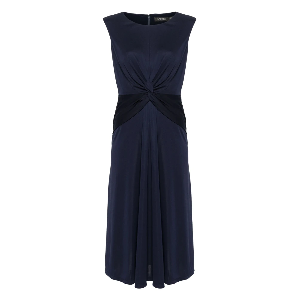 Ralph Lauren Tessanne Jurk met Korte Mouwen Blue Dames