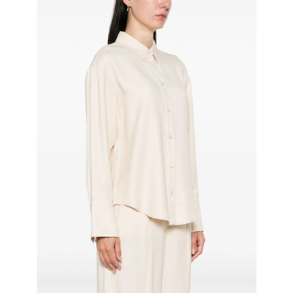 joseph Elegante Felicien Blouse in Haver Beige Dames