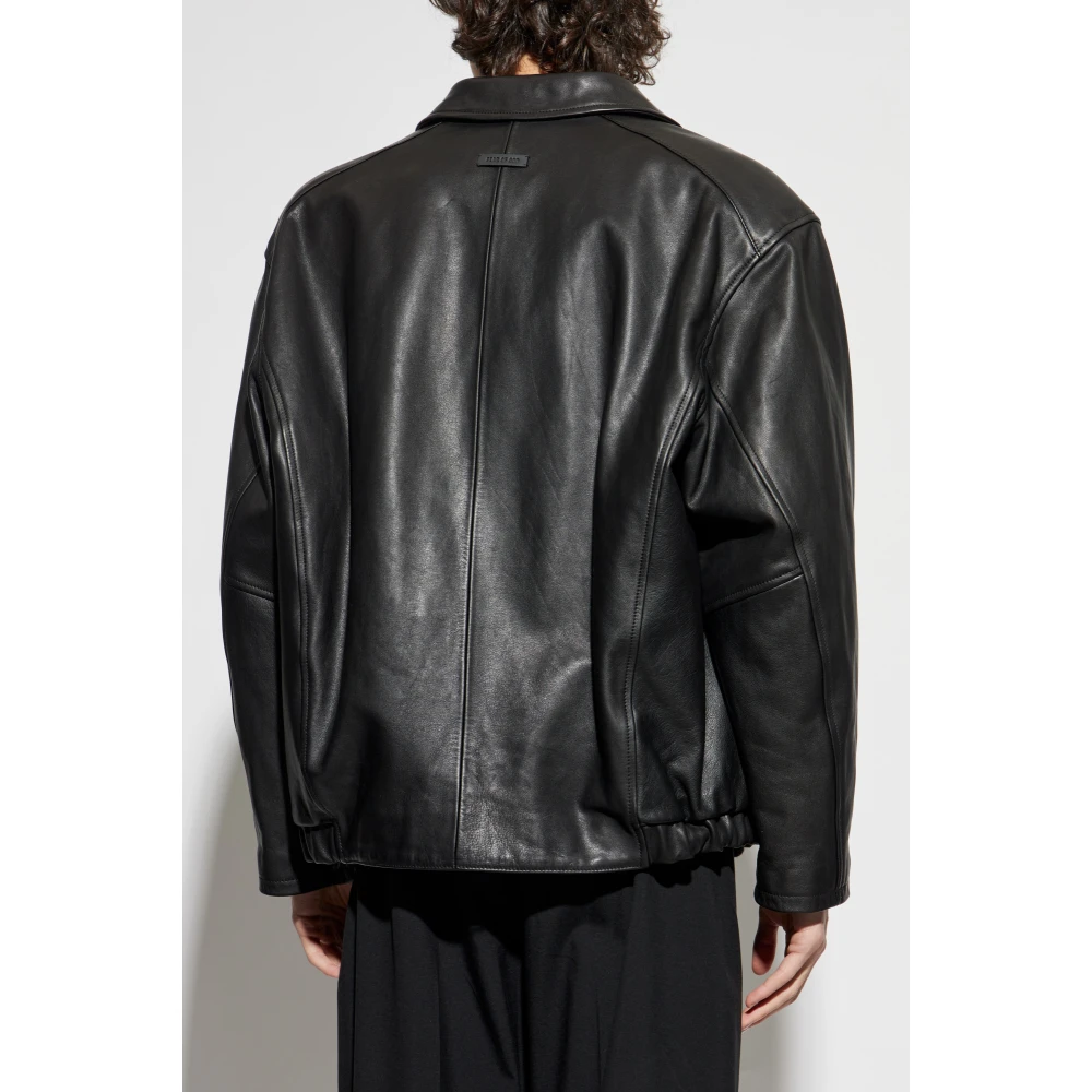 Fear Of God Leren jas Black Heren