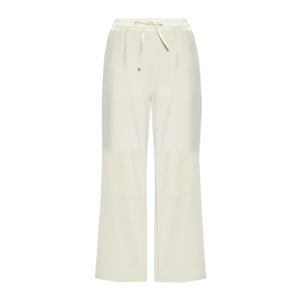 Jil Sander Wollen broek Beige Dames