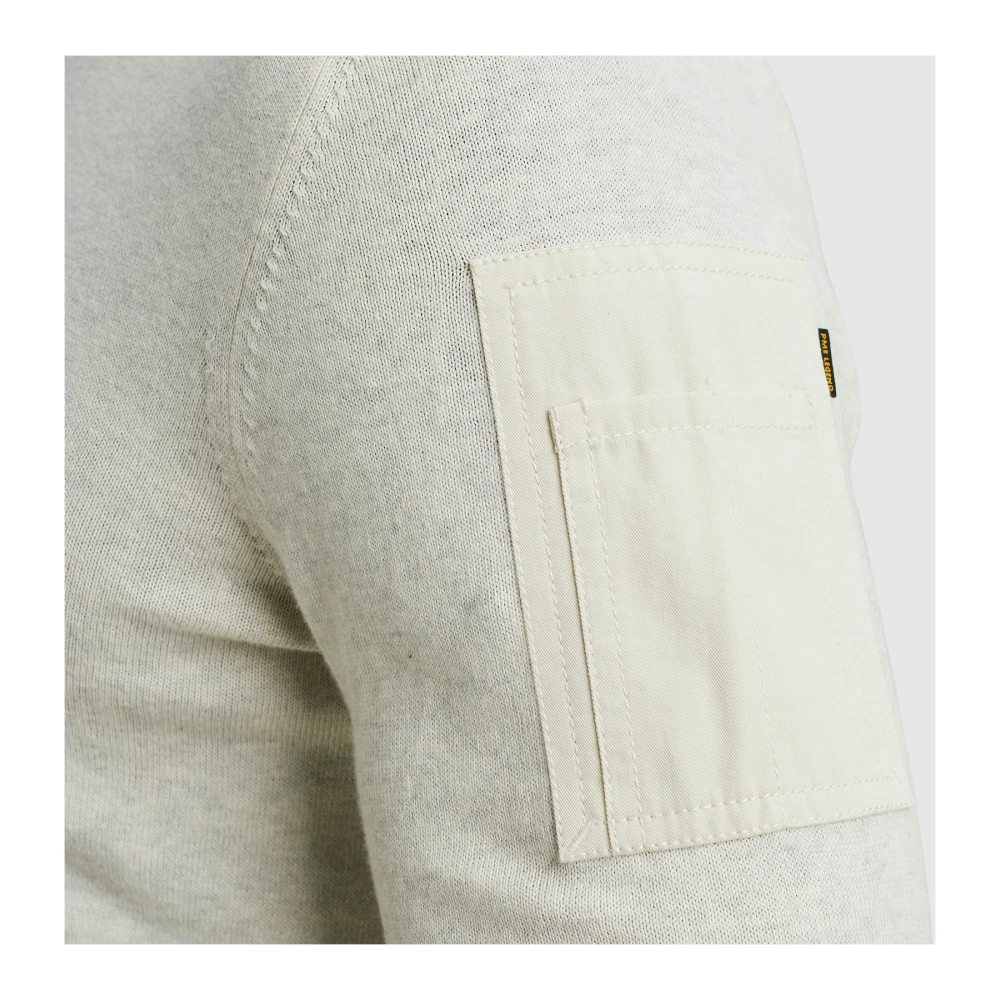PME Legend Buckley Zip Cardigan Beige Heren