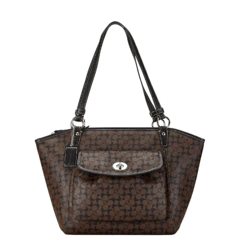 Coach Pre-owned Leather totes Brown Dames