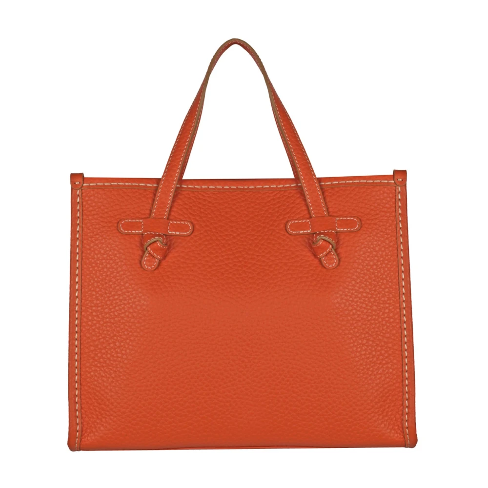 Gianni Chiarini Bubbel lederen winkeltas Marcella Orange Dames
