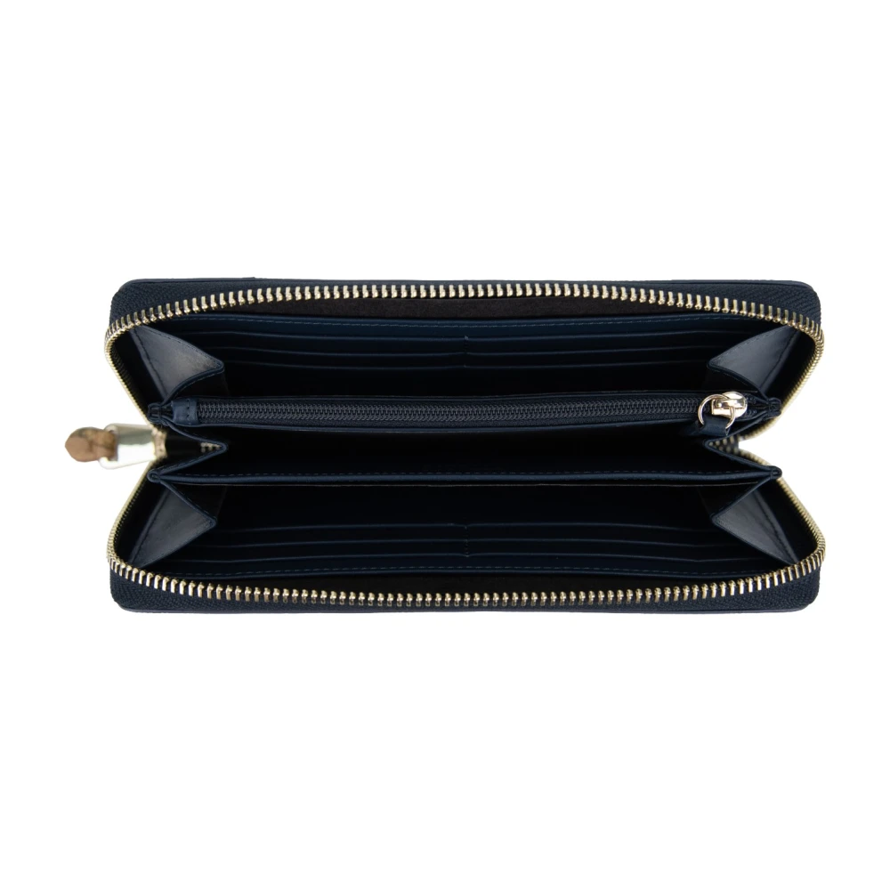 Alviero Martini 1a Classe Dames Portemonnee Met Rits Eco-Leer Blue Dames