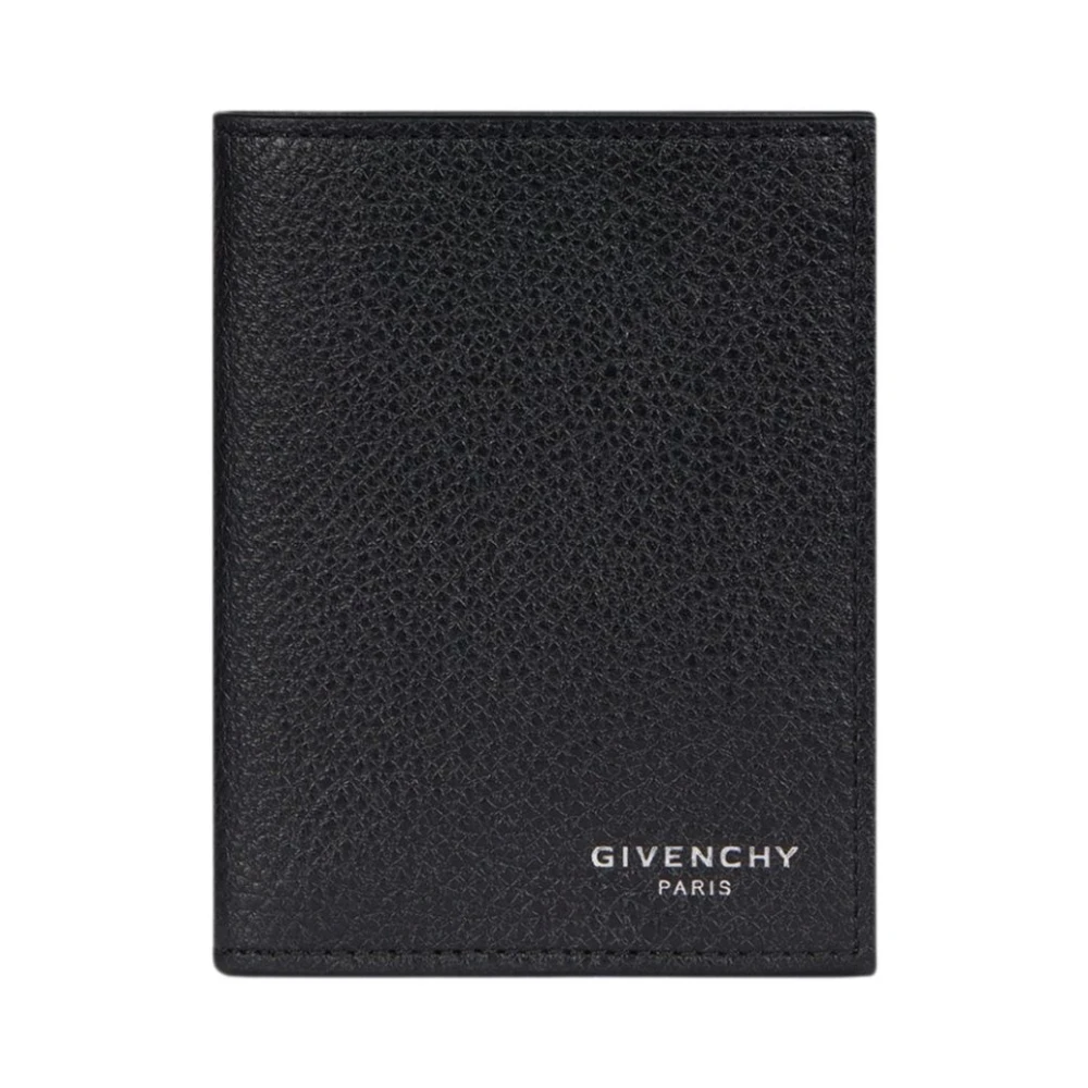 Givenchy Men's Black Wallets & Cardholders, One Size, Card Holder In Grained Leather